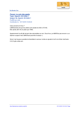 Forum: Le coin des geeks - The Blender Clan