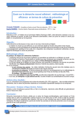 Zoom sur la démarche nouvel adhérent : méthodologie et