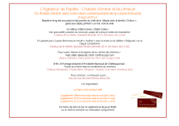 chabatz d`entrar automne 2016