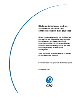 D12874 - R&egrave;glement abolissant les frais accessoires de sant&eacute;