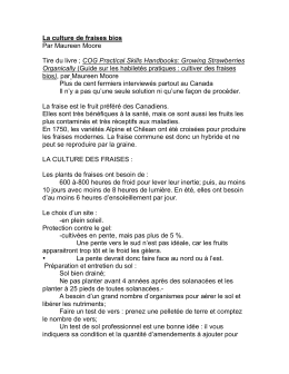 COG Practical Skills Handbooks: Growing Strawberries