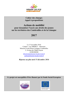 PROJET FSE 2017 appel à proposition MOBI[...]