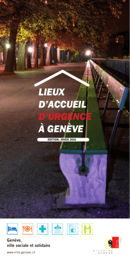 Lieux d`accueil d`urgence &agrave; Gen&egrave;ve
