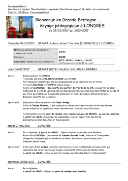 2 PROGRAMME LONDRES 2017 - Over-blog