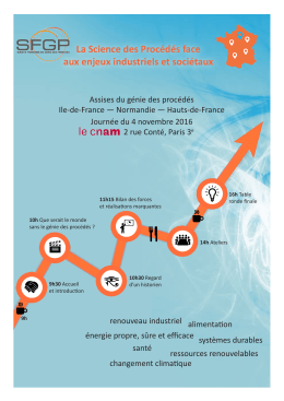 programme des assises NORD du génie des procédés - 4