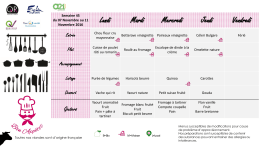 Menu du 7 au 11 novembre - Enghien-les