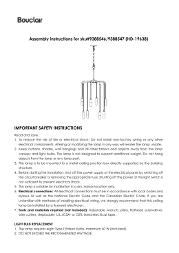Assembly Instructions (GS-0799D)