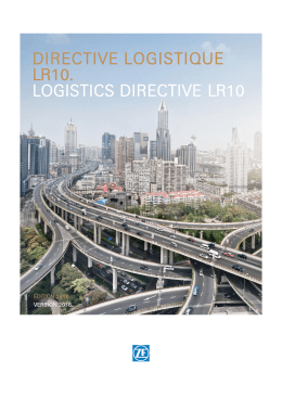 logistikrichtlinie lr10 logistics directive lr10