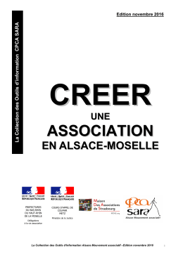 Créer une association en Alsace-Moselle