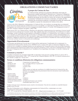 Pour connaitre les termes et les conditions