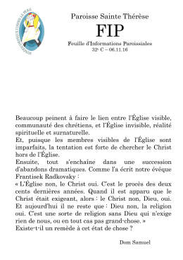 Paroisse Sainte Th&eacute;r&egrave;se