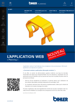 l`application web