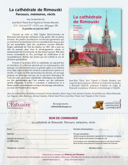 La cathédrale de Rimouski - L`Estuaire