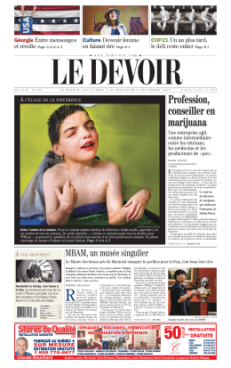 La une du jour