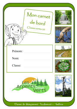 Carnet journée 5 jours
