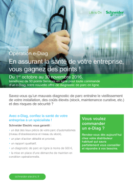 En assurant la santé de votre entreprise, vous gagnez des points !