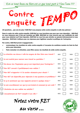 Contre enqu&ecirc;te - SUD