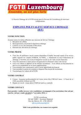 Document - FGTB Luxembourg