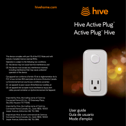 Hive Active Plug&trade; Active PlugMD Hive