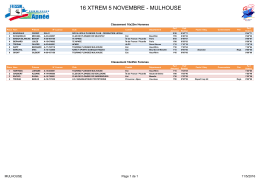 16 XTREM 5 NOVEMBRE