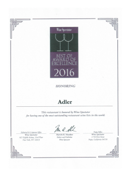 Wein - Adler Hurden