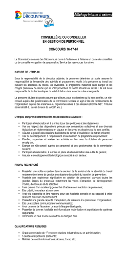 DIRECTRICE G&Eacute;N&Eacute;RALE