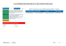 calendrier departemental des formations 2016