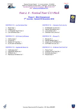 U13A Festifoot Ph 2 05/11