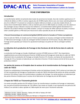 (AECG) entre le Canada et l`Union europ&eacute;enne