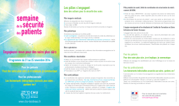 semaine de la sécurité des patients