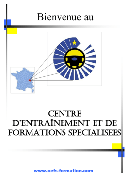 Bienvenue au - Formation de conduite en sécurité