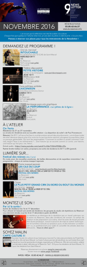 Newsletter de novembre