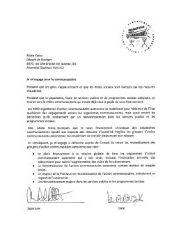 Maka Kotto, d&eacute;put&eacute; de Bourget signe la lettre d`engagement &agrave; la