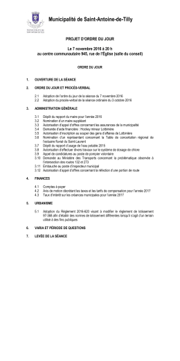 Téléchargez le document ici - municipalité de Saint-Antoine-de