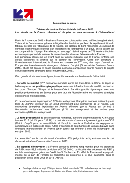Communiqué de presse