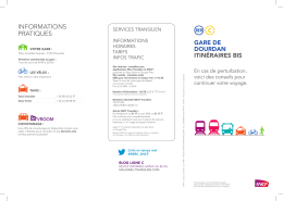 inForMations pratiQues