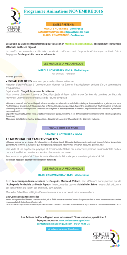 Télécharger le Programme
