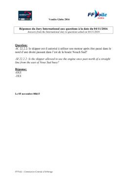 annexe l - Vend&eacute;e Globe