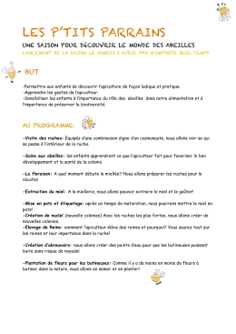 p`tits parrains - Graines d`apiculteurs