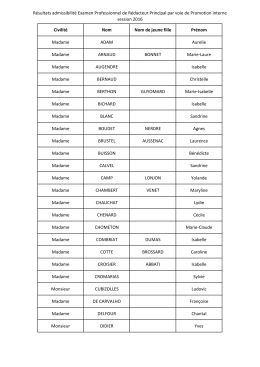 Résultats admissibilité Examen Professionnel de Rédacteur