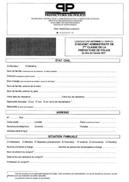 Dossier d`inscription - 2017