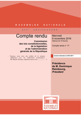 Compte rendu