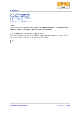 Forum: Le coin des geeks - The Blender Clan