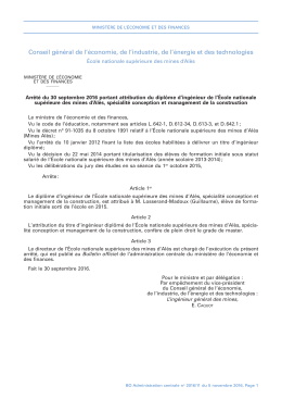 Conseil général de l`économie, de l`industrie, de l`énergie et des