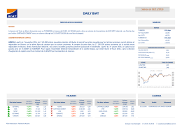 Daily BIAT S&eacute;ance du 03/11/2016