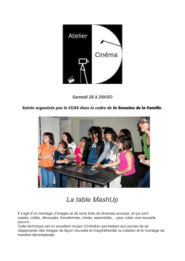 La table MashUp