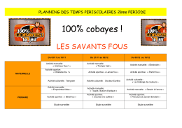 Planning TAP par période - Saint-Ouën-des