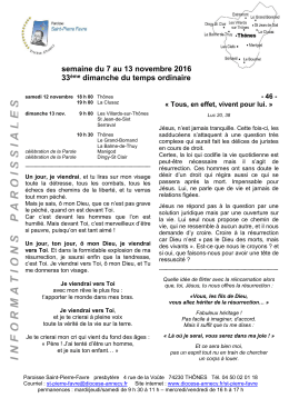 informationsparoissia les