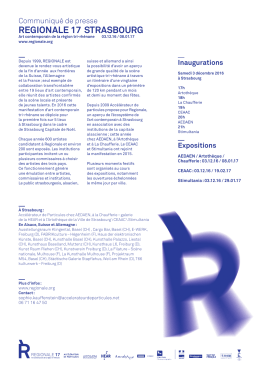 regionale 17 strasbourg - Acc&eacute;l&eacute;rateurs de Particules