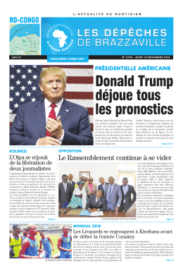 Donald Trump d&eacute;joue tous les pronostics
